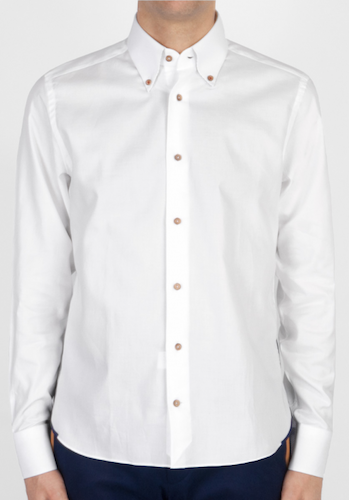 chemise-blanche-oxford-a-details-pois-benday