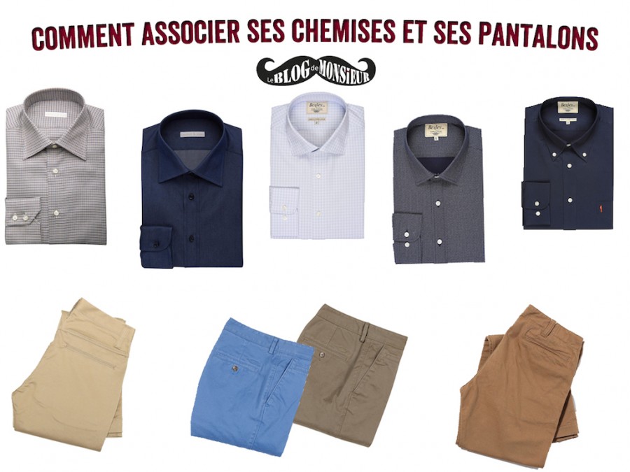 Comment assembler ses chemises et ses pantalons | Le Blog de Monsieur
