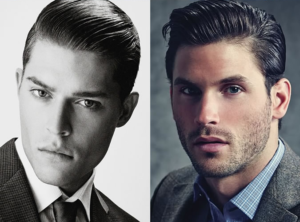 Coupe homme slicked back