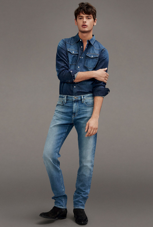 comment porter look denim jeans homme