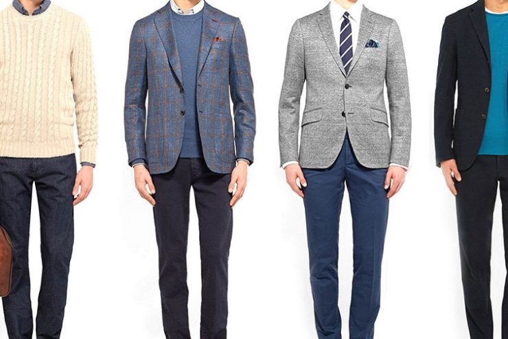 quatre styles business casual homme