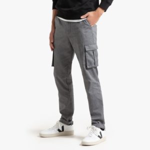 pantalon cargo homme gris