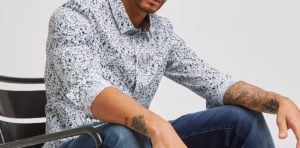 look homme avec une chemise