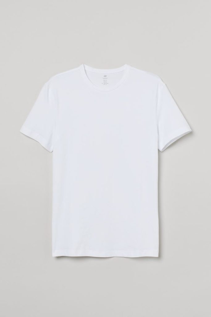 t-shirt blanc homme