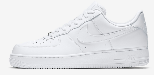 Chaussure Nike Air Force 1 blanche pour homme