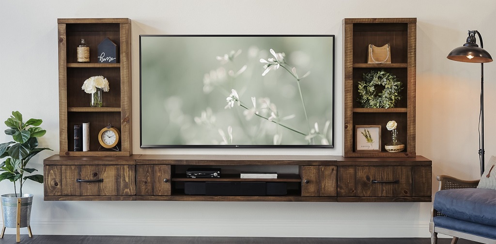 meuble de télé en bois