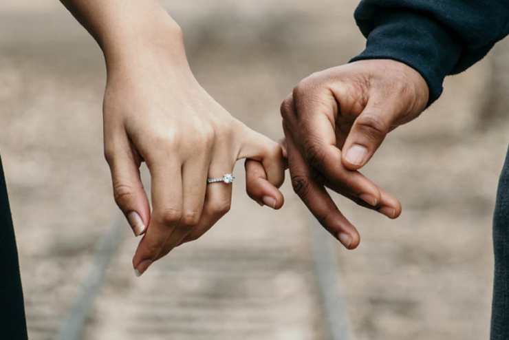 une bague de fiançailles