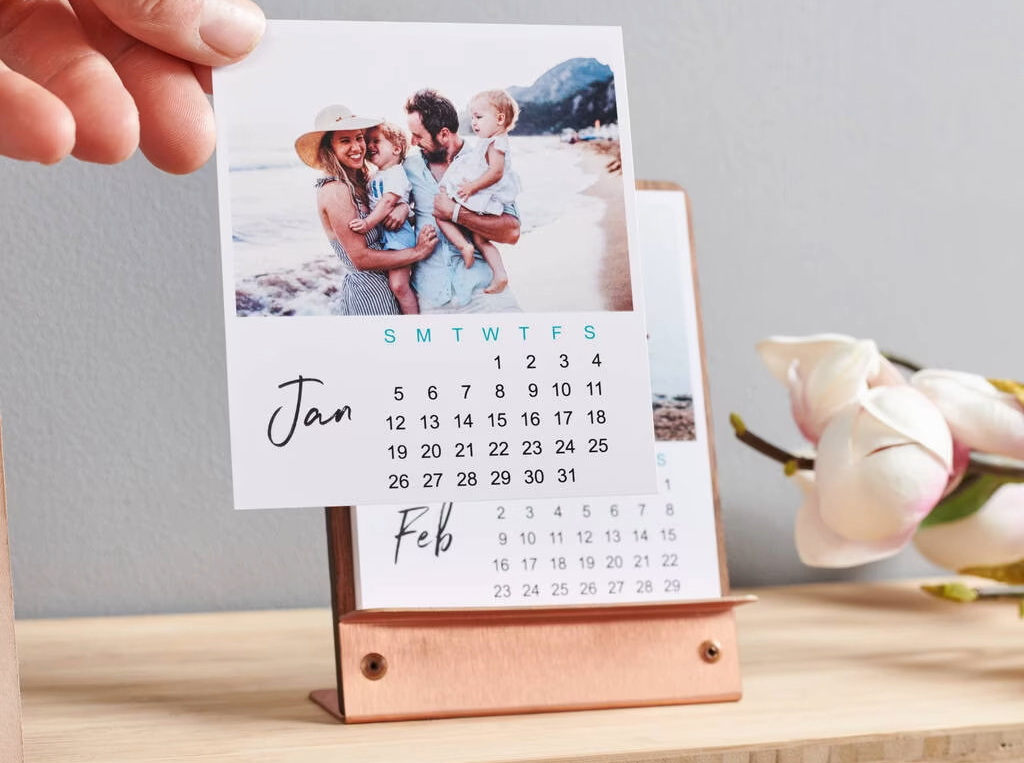 calendrier photo personnalisé