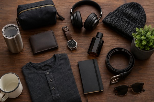 idées cadeaux pour homme (illustration)